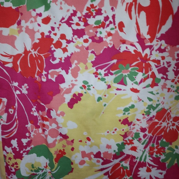 Talbots Petite Bright Colored Floral Pencil Skirt in Size 4P - Picture 3 of 11